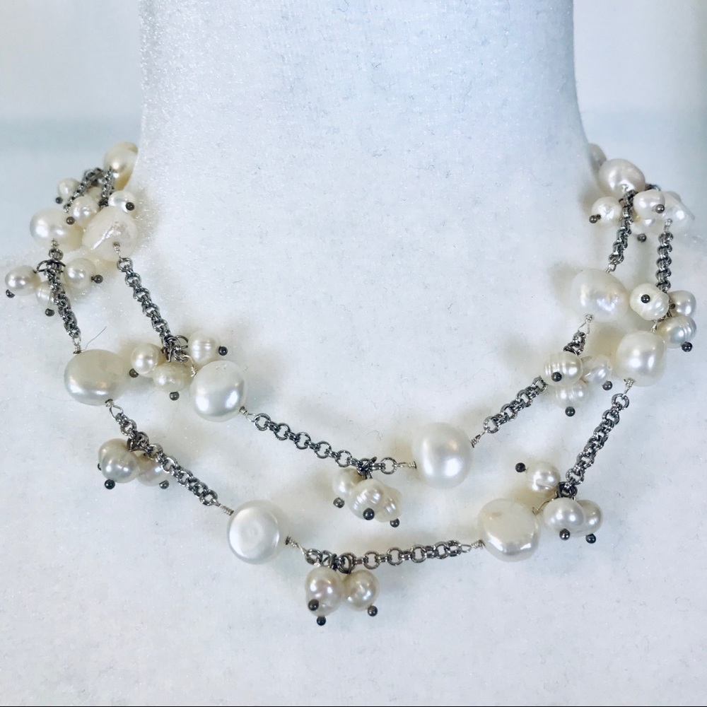 Real Pearl necklace 36”